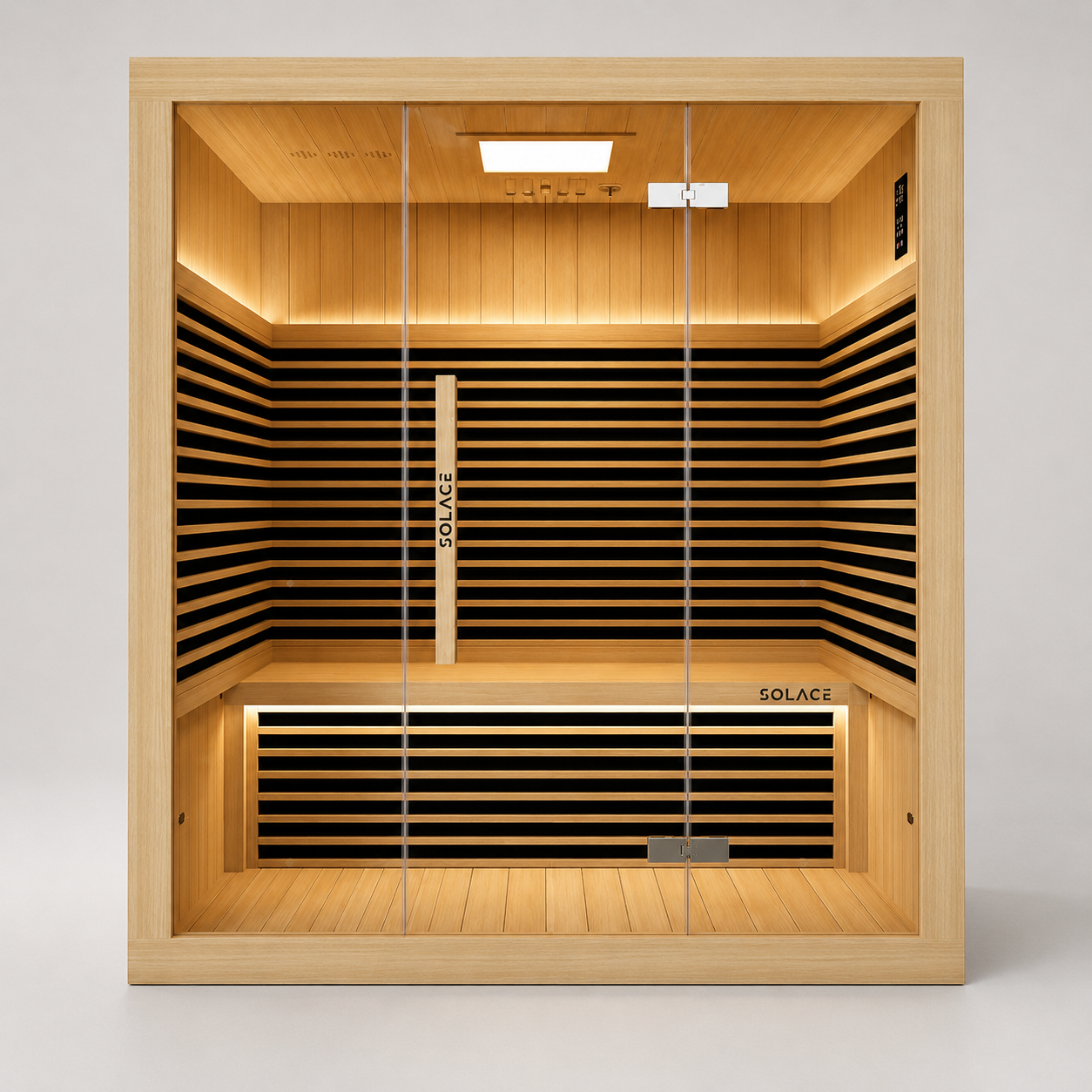 Solace Vantage Superior Infrared Sauna 3 Person