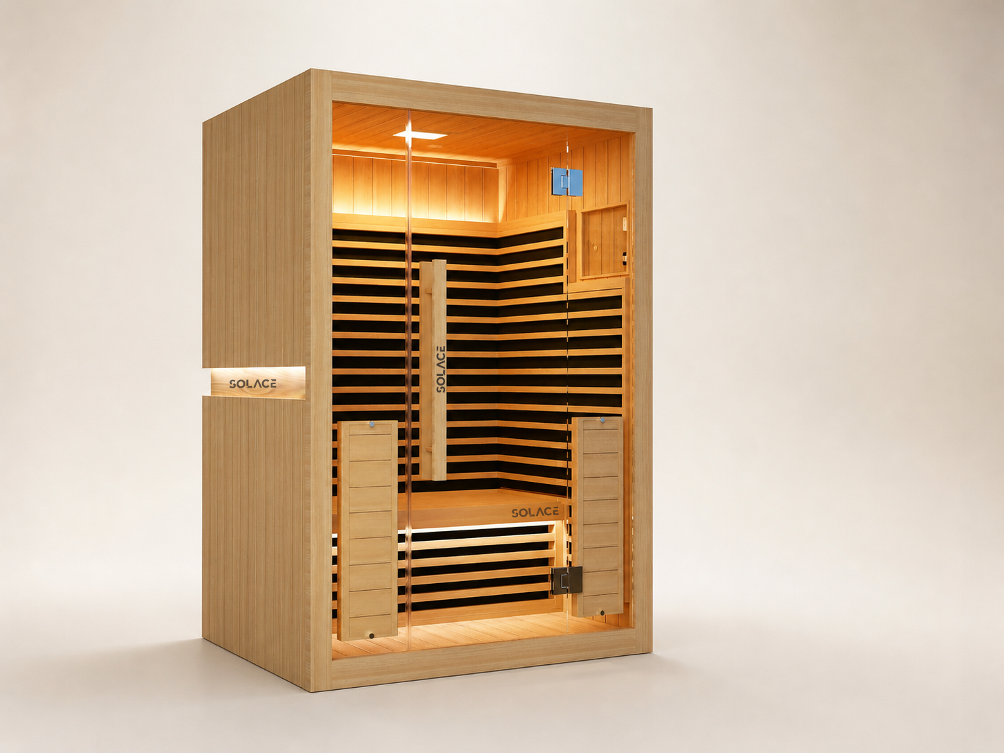 Solace Full Spectrum Complete Series Infrared Sauna 2 Person